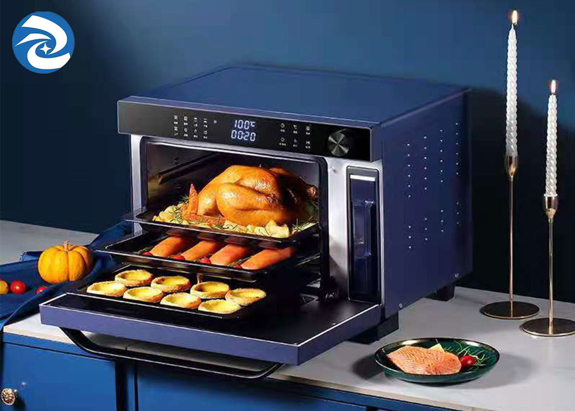 32L स्वचालित टोस्टर और टोस्टर ओवन 2100W एयर फ्राइंग