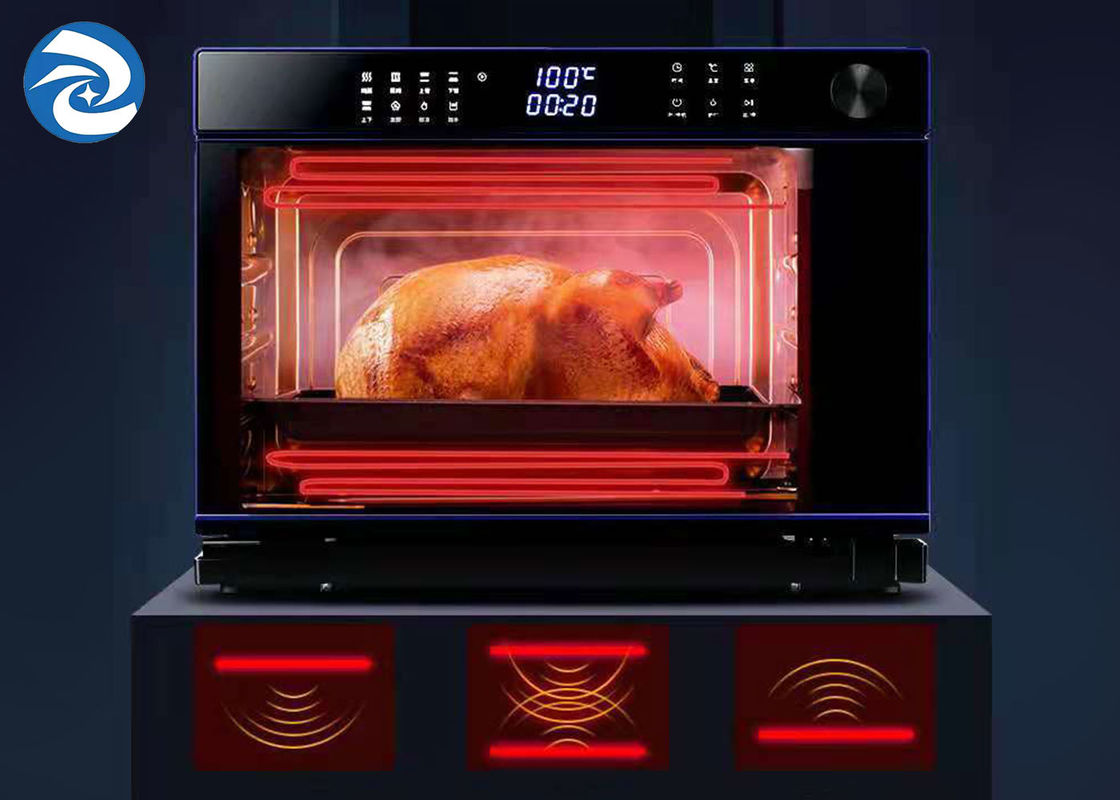 32L स्वचालित टोस्टर और टोस्टर ओवन 2100W एयर फ्राइंग