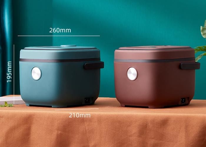 2.5L मल्टी कुकर 2.6qt 26x21x19.5cm 2 से 3 लोग माइक्रो कंप्यूटर टाइप