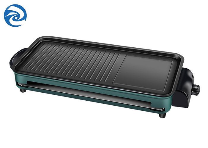 धुंआ रहित इलेक्ट्रिक ग्रिल ग्रिल्स स्किलेट 1500W 3-10 लोग